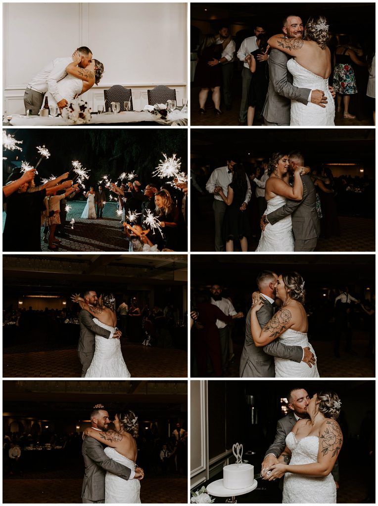 wedding reception and first dance photos
